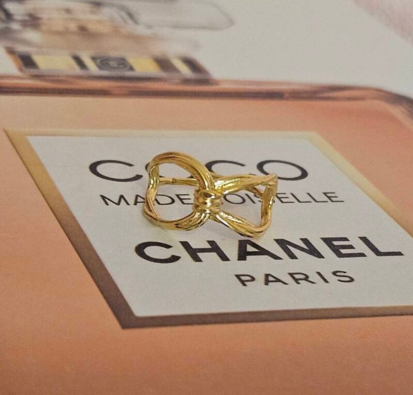 💍 Bague nœud ajustable – Acier inoxydable