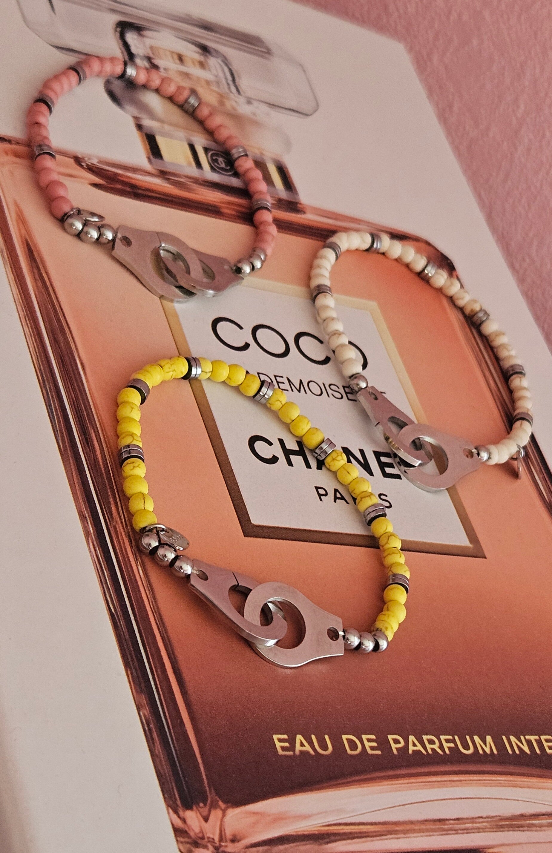 Bracelet élastique menotte argentée 💕