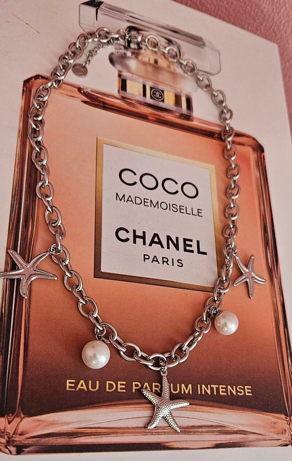 Super collier chaîne argentée – Nouvelle collection 🌊