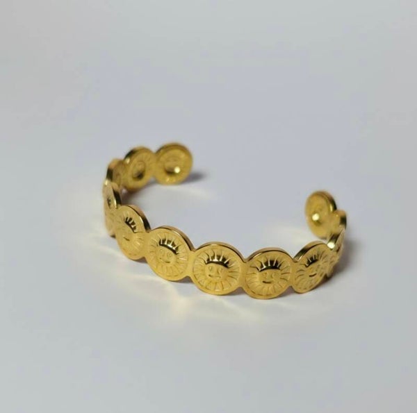 🌸 Bracelet jonc Soleil – Collection Printemps 🌸