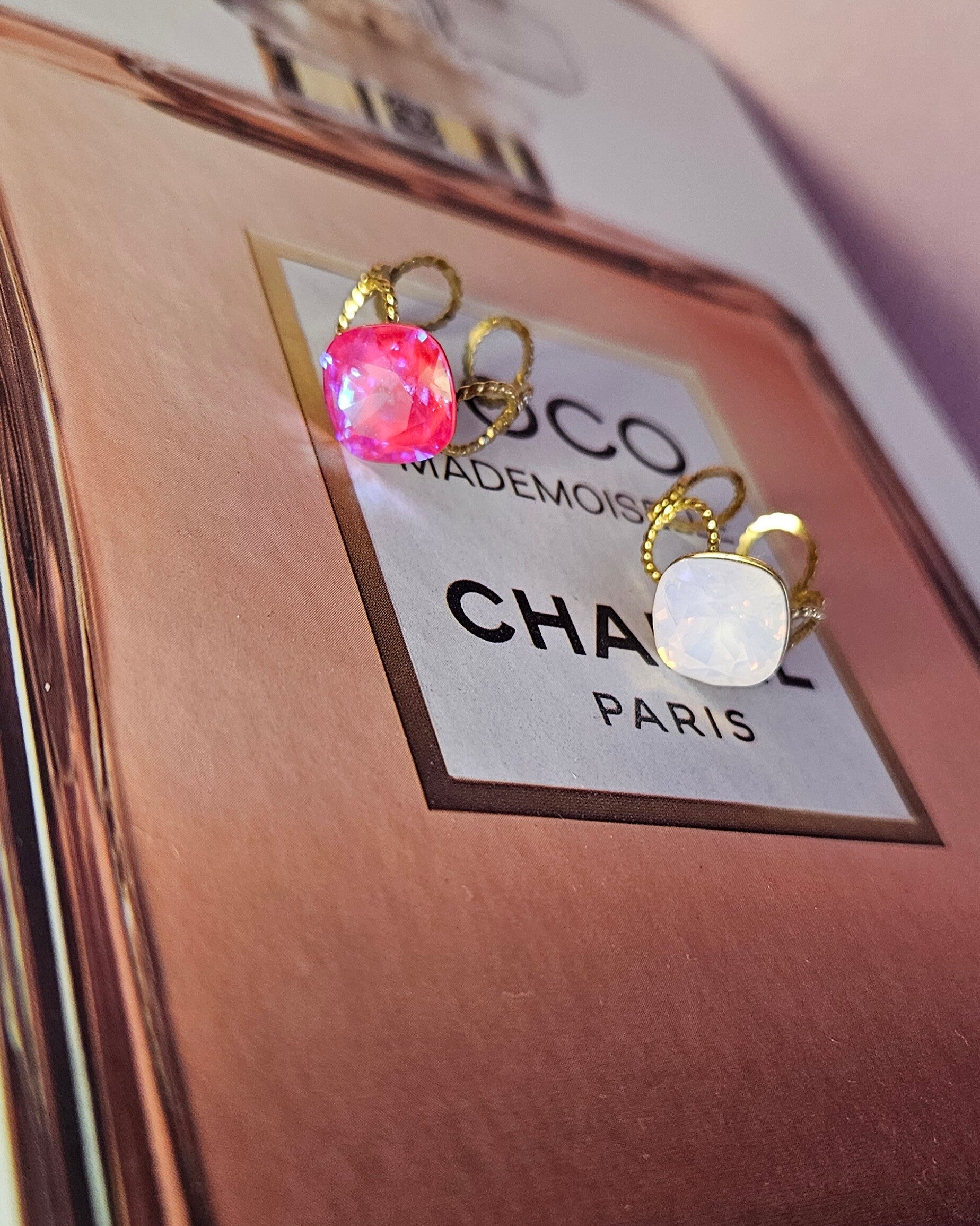 ✨💍 Sublimes bagues cristaux Swarovski réglables 💍✨