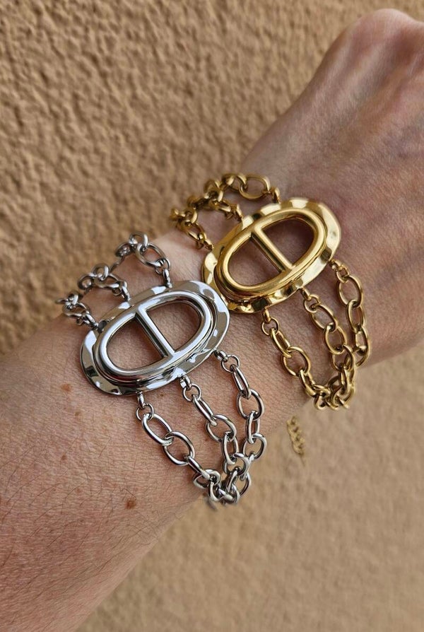 ✨️Bracelet maille marine 3 chaîne ✨️