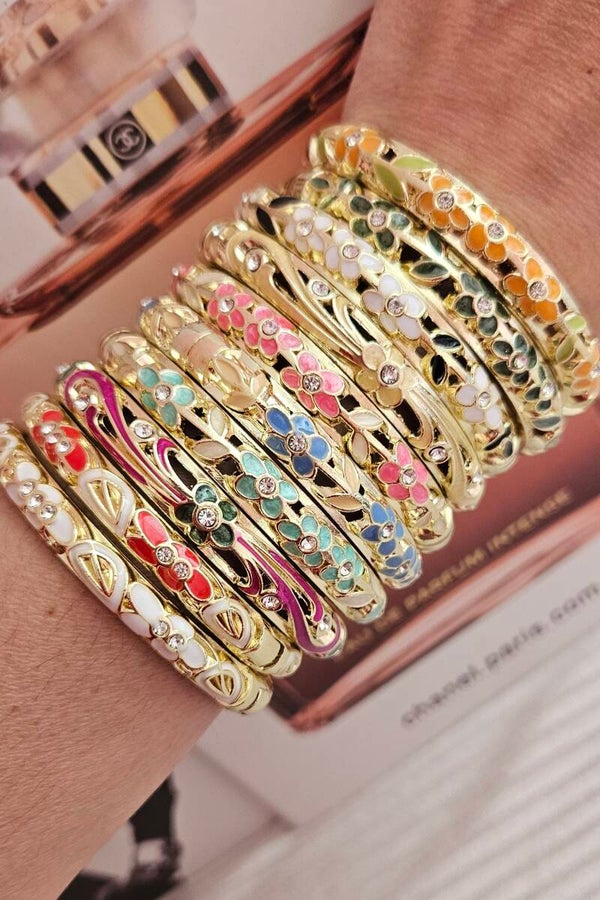 ✨️ Bracelets Thaïlandais fleuries en laiton ✨️