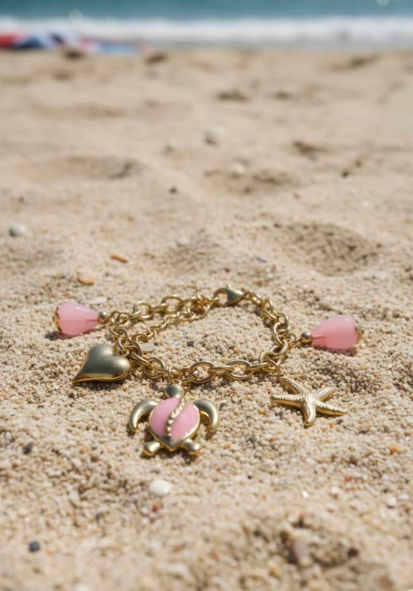 ✨️ Bracelet breloques tortue ✨️