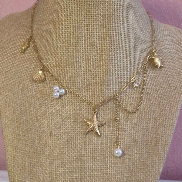 🌊 Collier Naïa – Trésor des Mers ✨