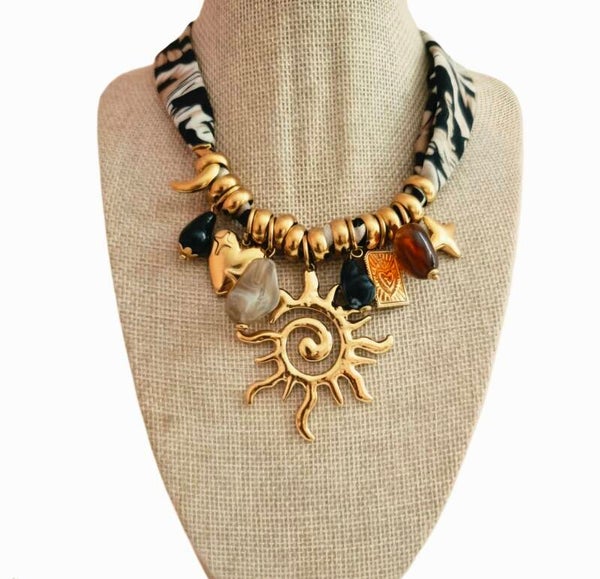🐆 Maxi collier "Esprit Sauvage" — L’audace en grand format