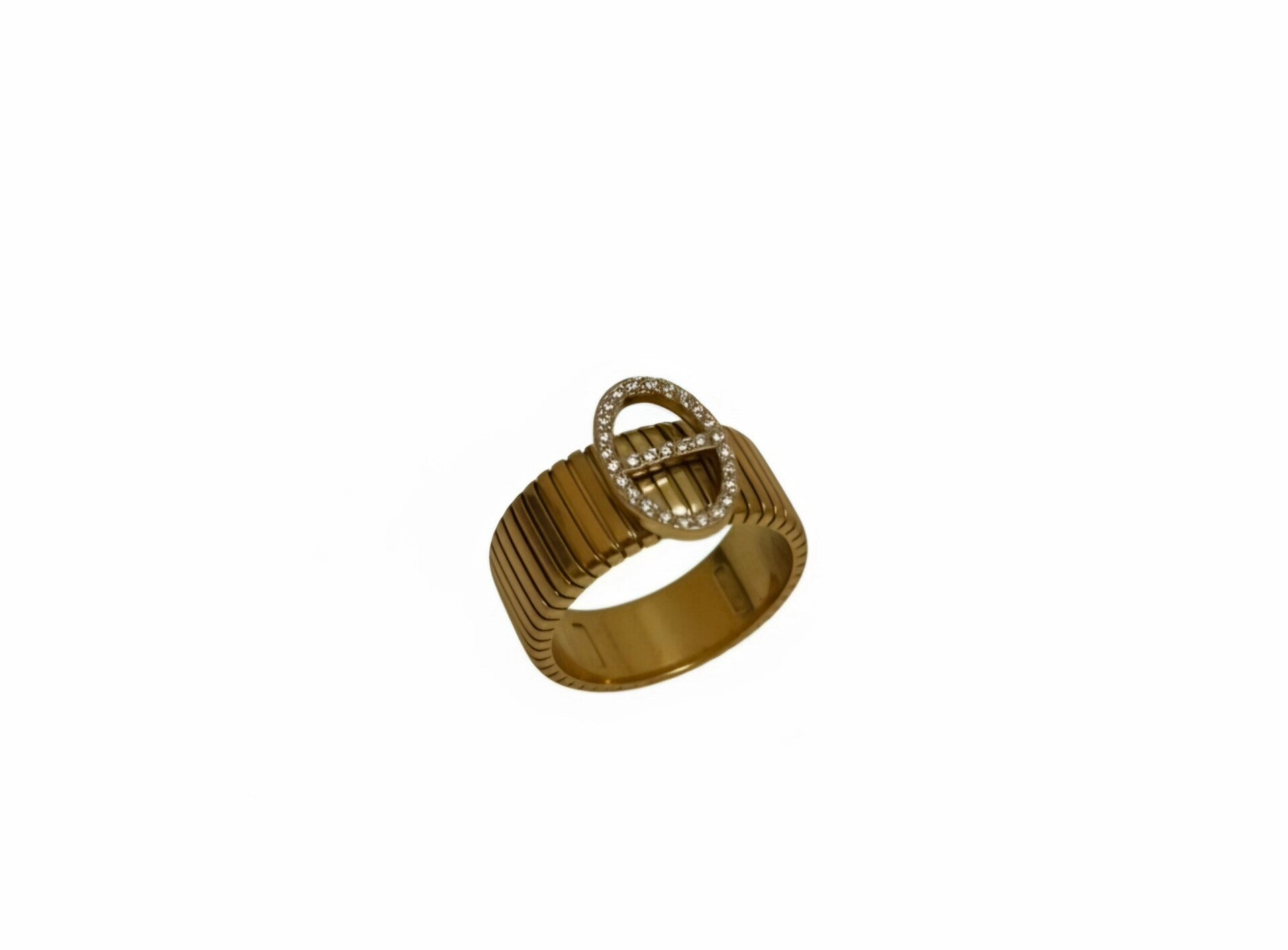 ✨ Bague Vintage Maille Marine Strass – Style Rétro Chic 💎💛