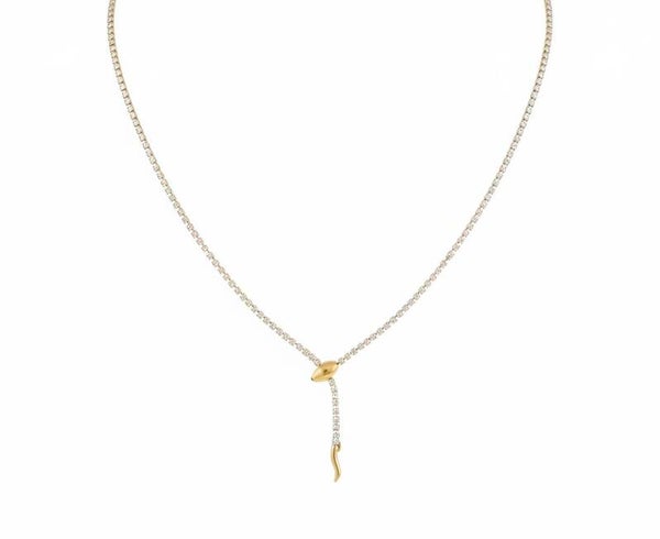 🐍 Collier "Serpent de Lumière" — L’éclat qui ne passe pas inaperçu