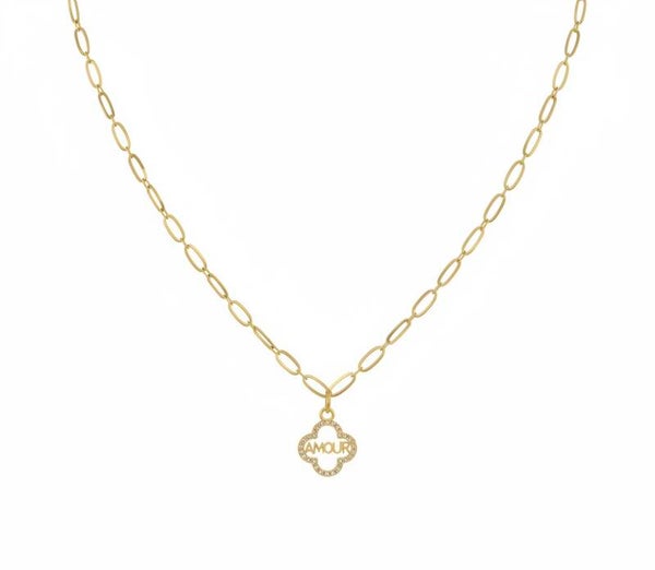 ✨️ Collier AMOUR✨️ Doré