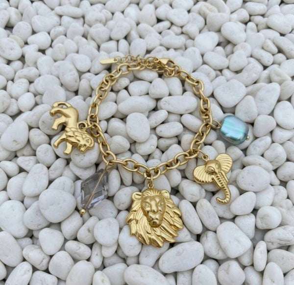 🦁✨ Bracelet "Léonora" – La force et l’élégance au poignet ✨🦁