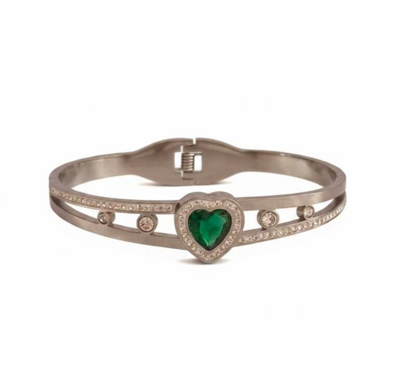 🤍✨ Bracelet Jonc "Élia" – L'élégance au cœur de votre poignet ✨🤍