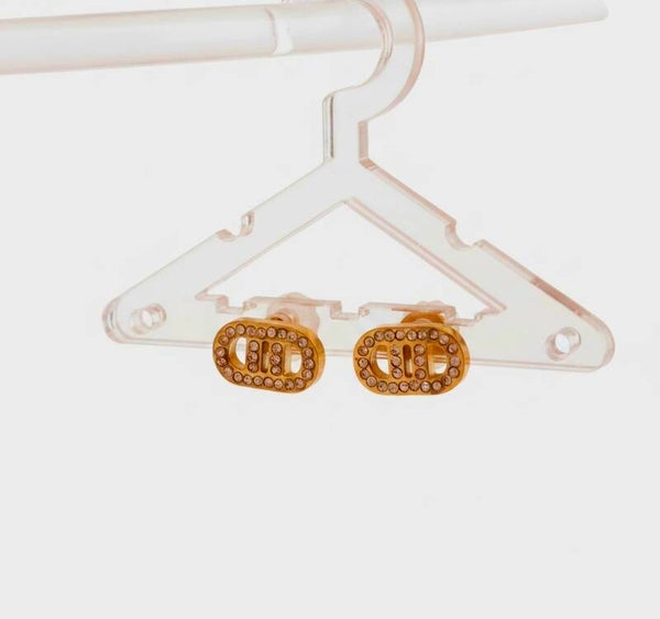 ✨️Boucles d’oreilles puces dorées – Éclat marin✨️