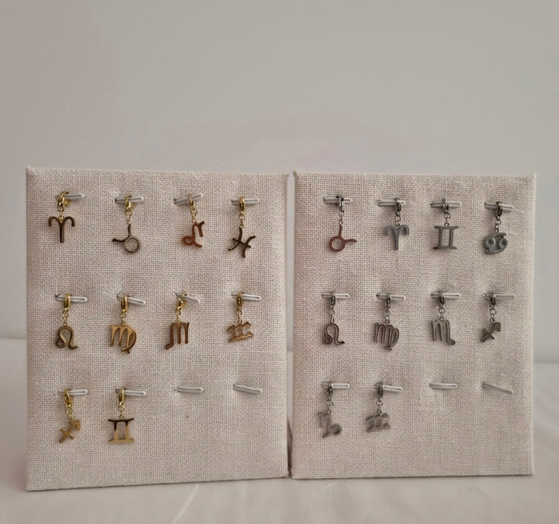 Pendentif signe astrologique – Doré ou Argenté