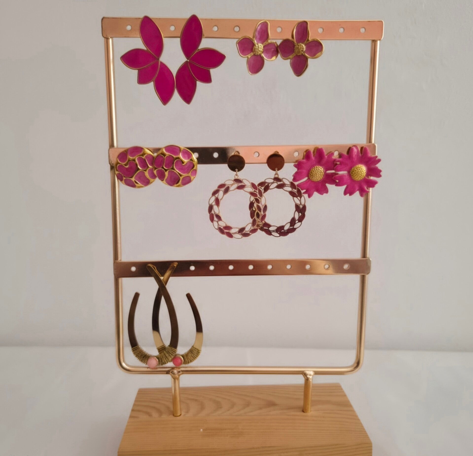✨ Collection Maximaliste – Boucles d’Oreilles Dorées en Acier Inoxydable ✨