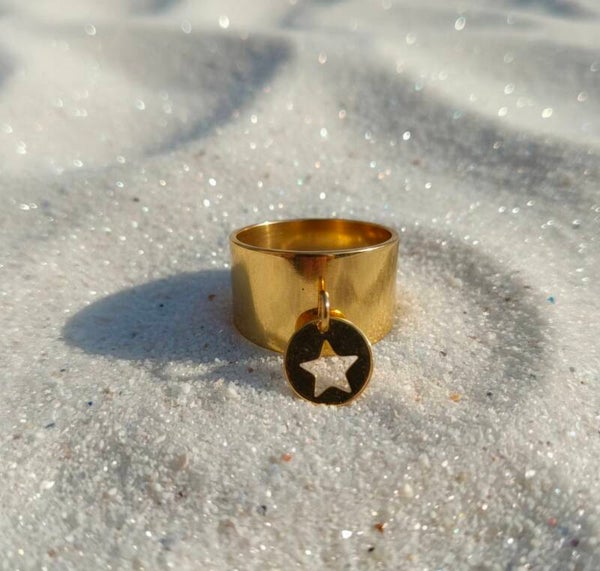 ✨️Bague breloque Étoile - Doré ✨️