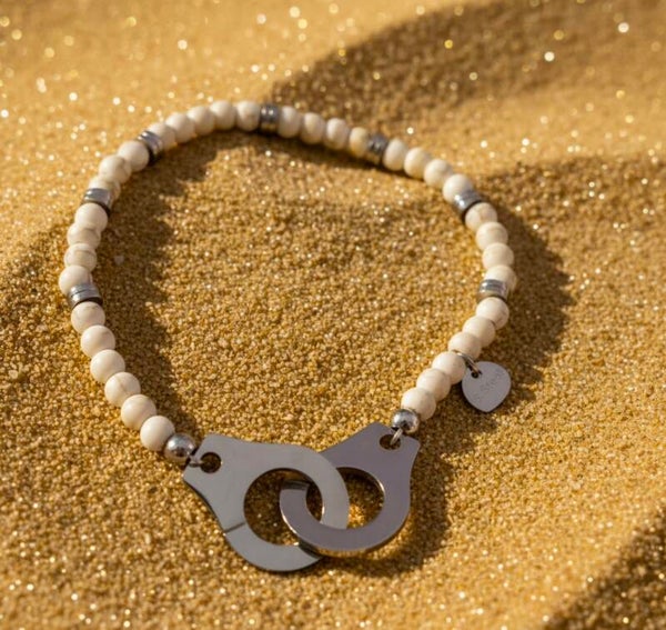 ✨️Bracelet élastique menotte argentée 💕✨️