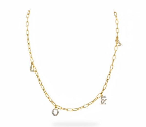 ✨️Collier LOVE en Strass ✨️