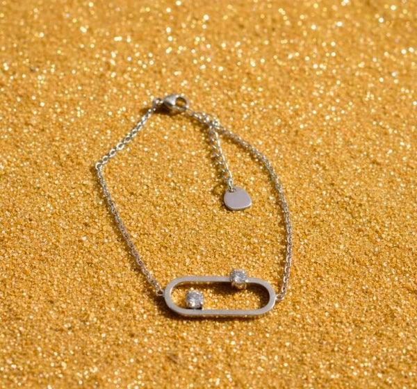 ✨ Bracelet argenté Élina ✨