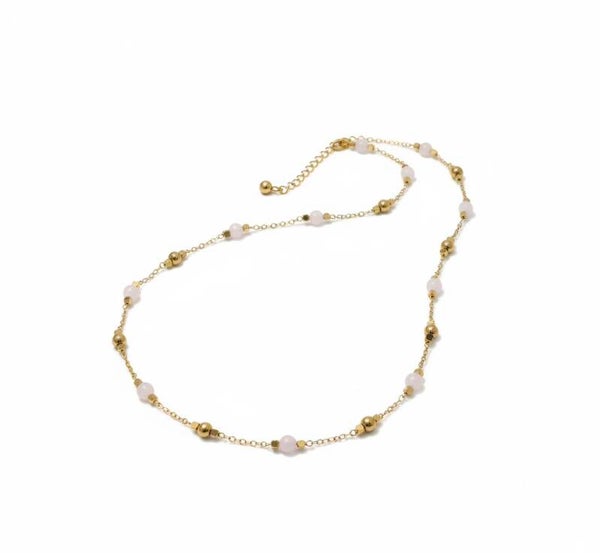 ✨️Collier Énora chaine doré – Perles colorées✨️