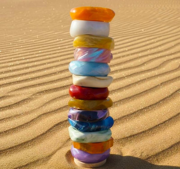 🌈 Le grand retour des bracelets en résine Vintage ! 🌈