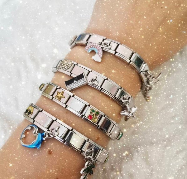 ✨️ Bracelets Italien argenté maillons✨️