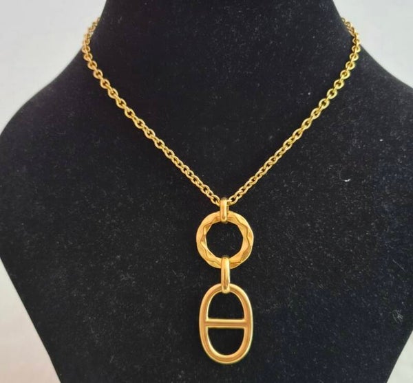 ✨️ Collier Cassia maille marine doré ✨️