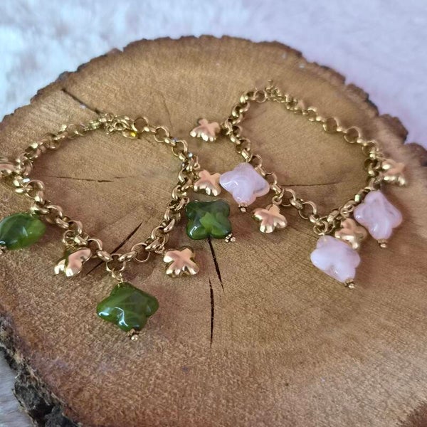 ✨️ Bracelets breloques Trèfle ✨️