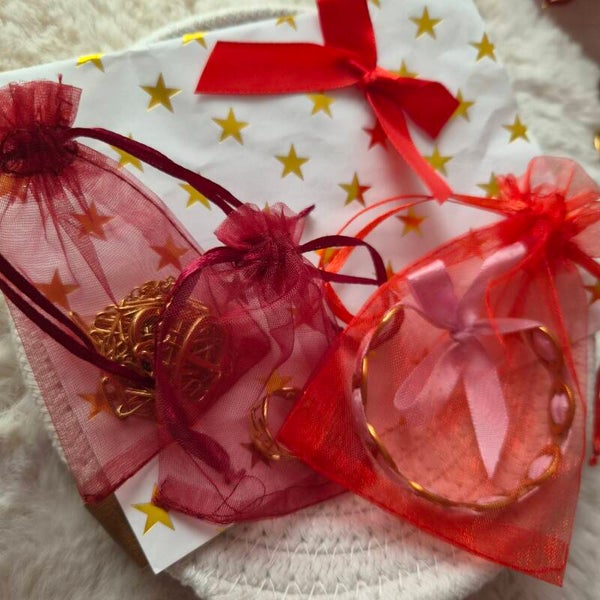 POCHETTES SURPRISES DORÉ / ARGENTÉ ( 3 bijoux )