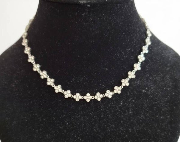 ✨️ Collier Princesse fleur argenté ✨️