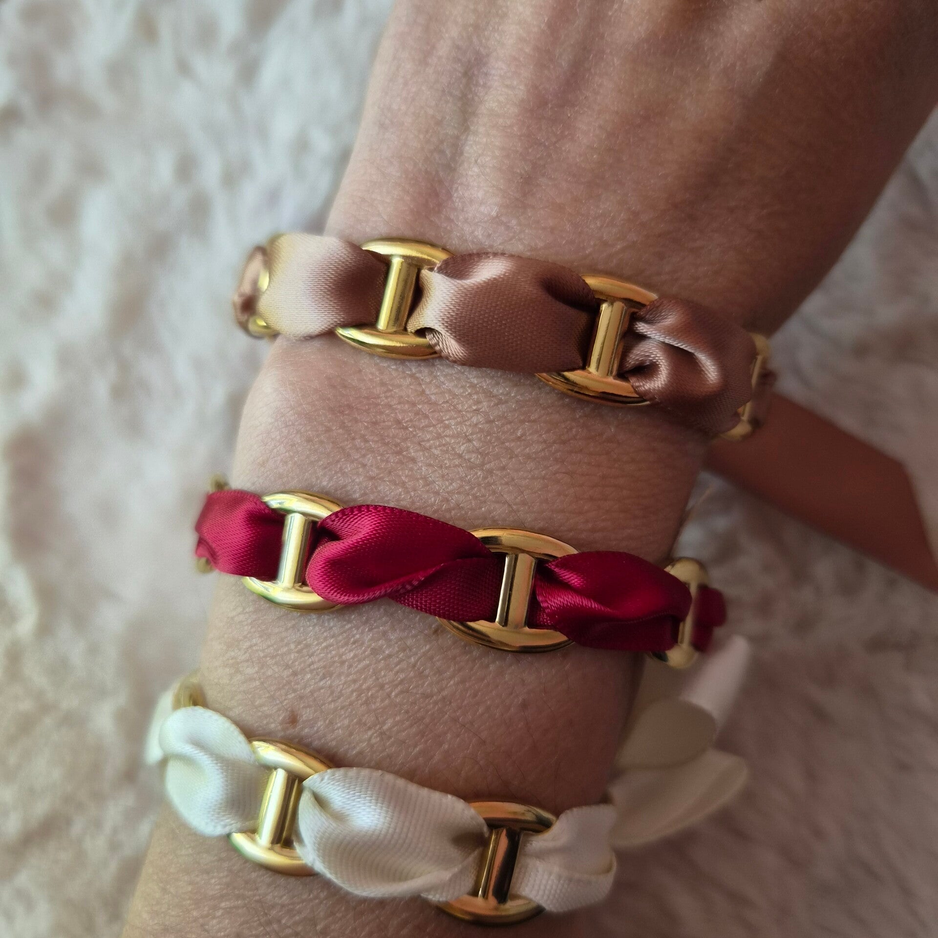 ✨️Jonc Marine Color Chic Doré ✨️