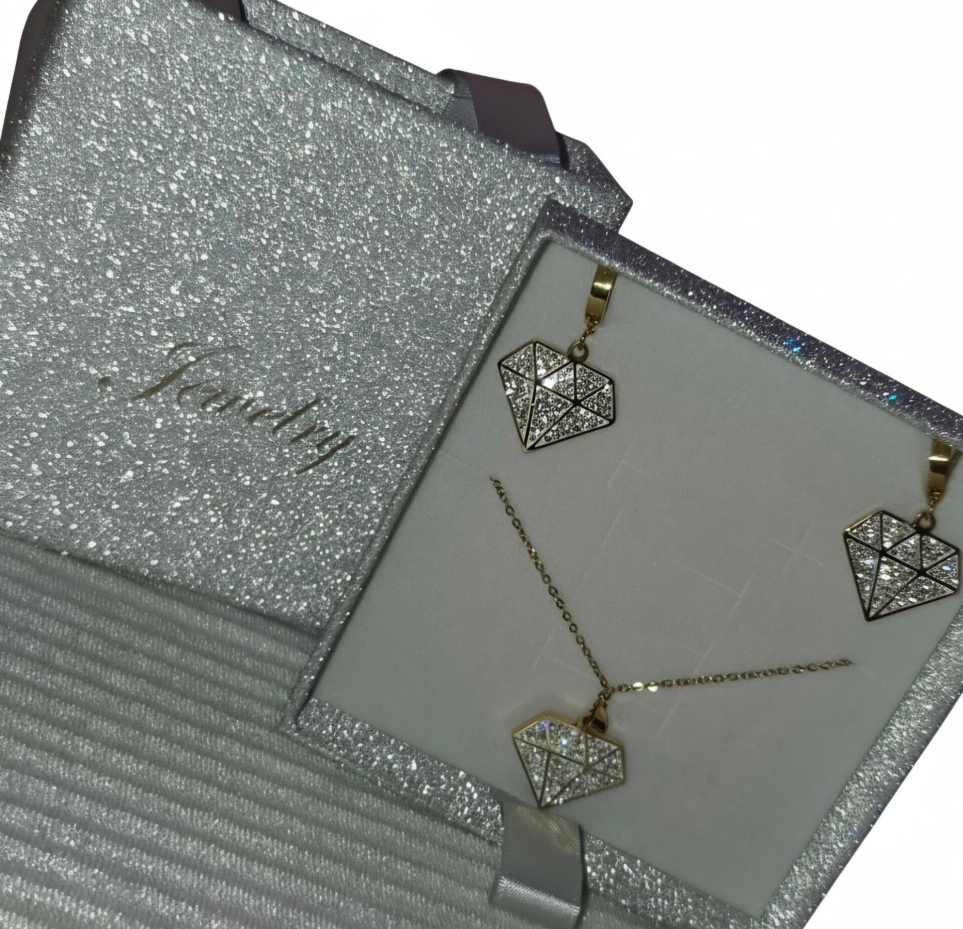 💎 Parure Diams – Éclat Doré & Strass Étincelants 💎