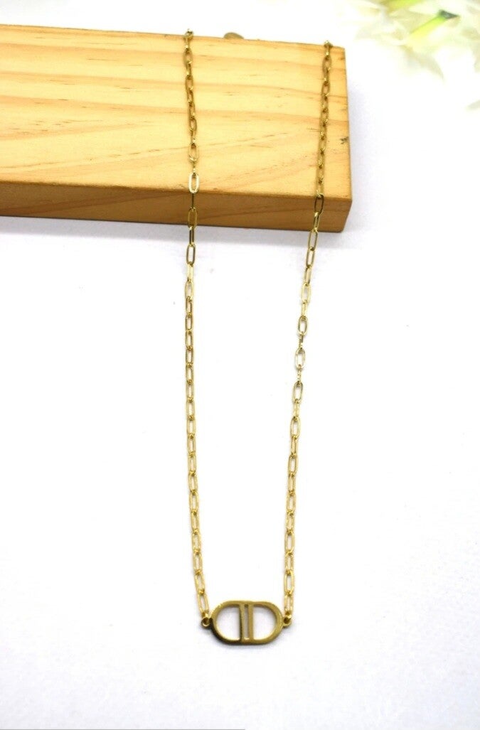 Duo collier / Bracelet maille marine