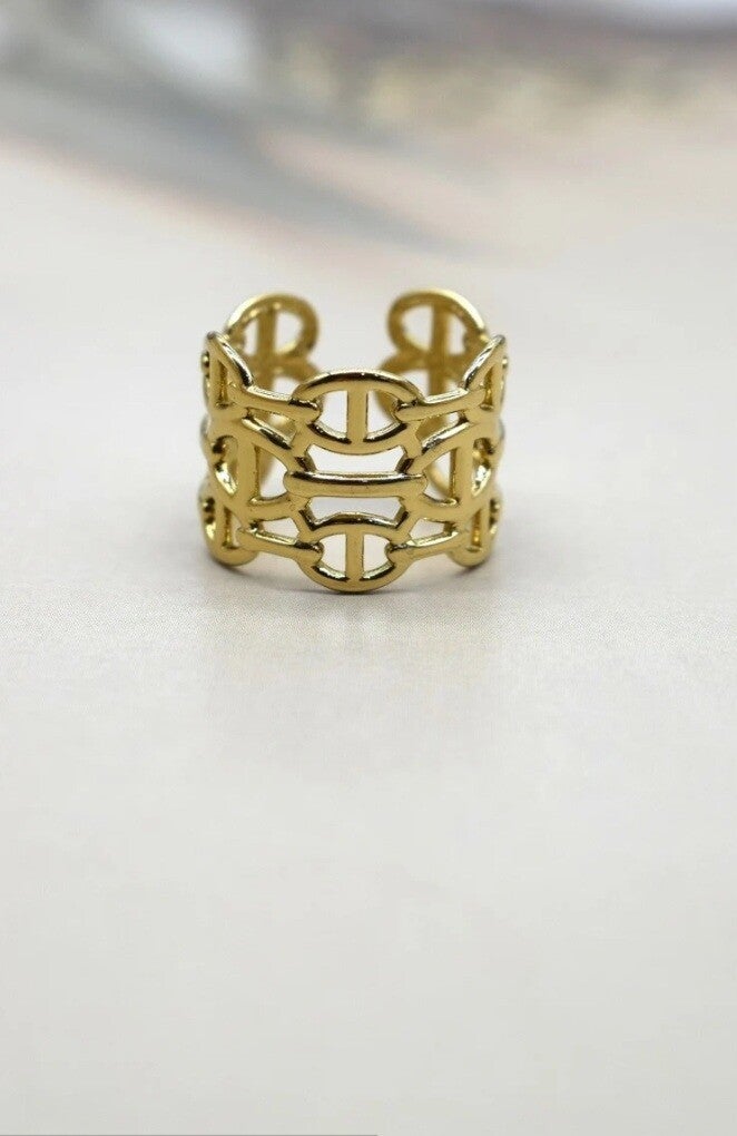 ✨️ Bague large Maille Marine ✨️