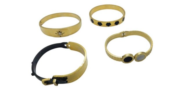Ensemble de Bracelets Jonc Dorés – Style Personnalisable et Élégant