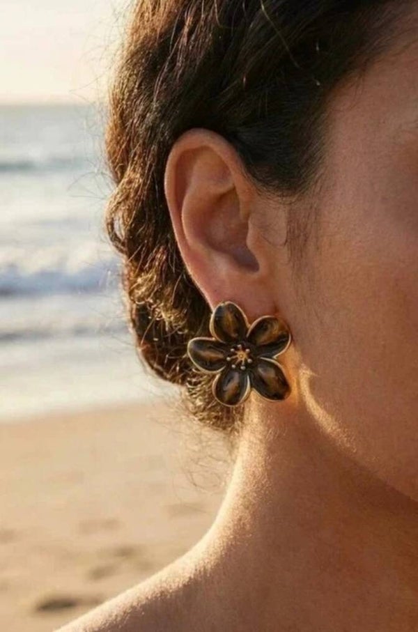 🌸 Boucles d’Oreilles Fleurs 5 Pétales – Nouvelle Collection Printemps 🌸