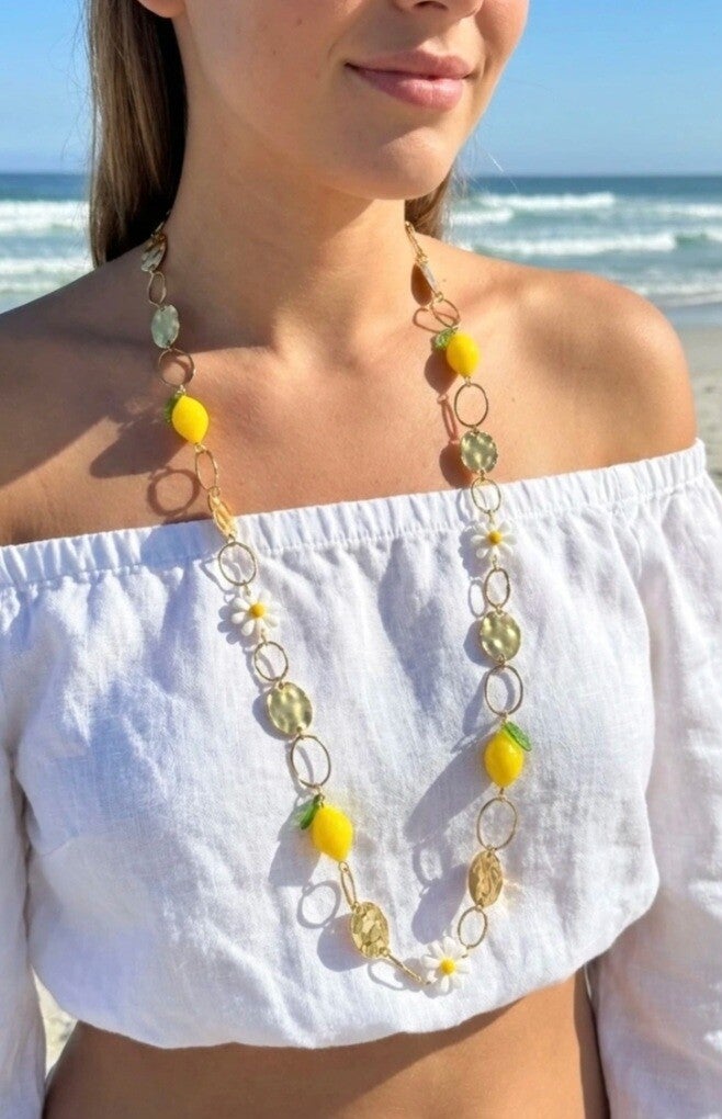 Sautoir Soleil & Citrons 🍋