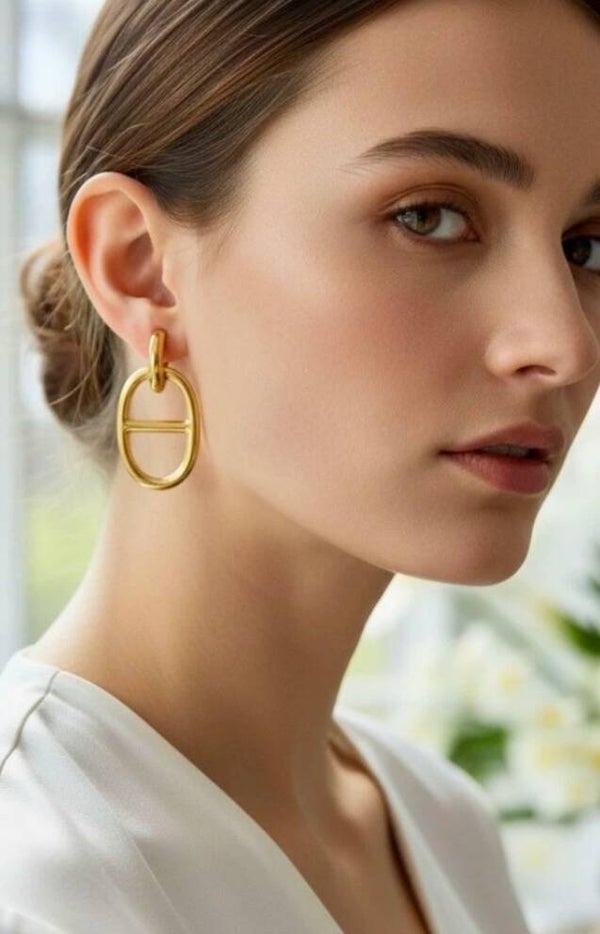 ✨ Boucles d’oreilles Maille Marine XL ✨