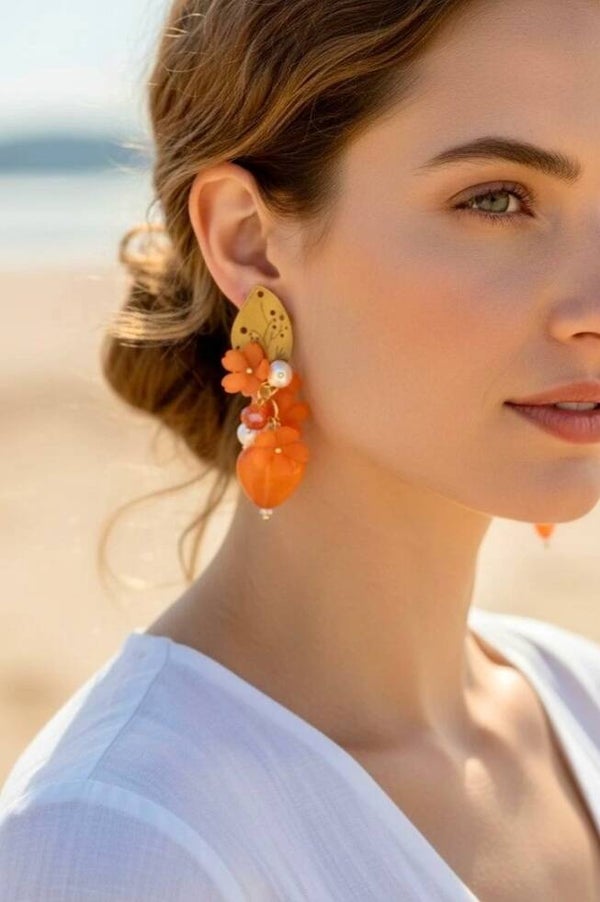 ✨🌸 NOUVEAUTÉ – Boucles d’oreilles “Esprit Fleurie” été 🌸✨