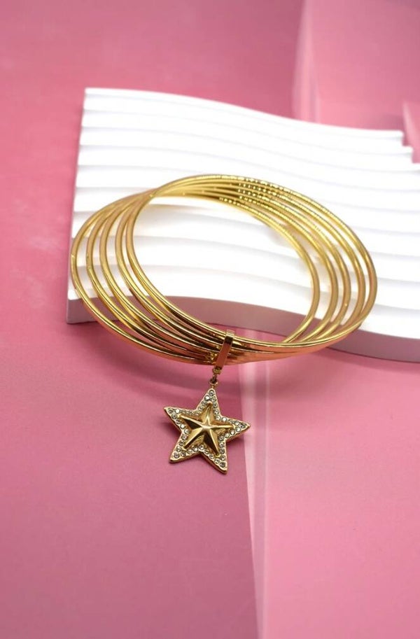 ✨️ Bracelets jonc ×5 ou 3 étoile ✨️