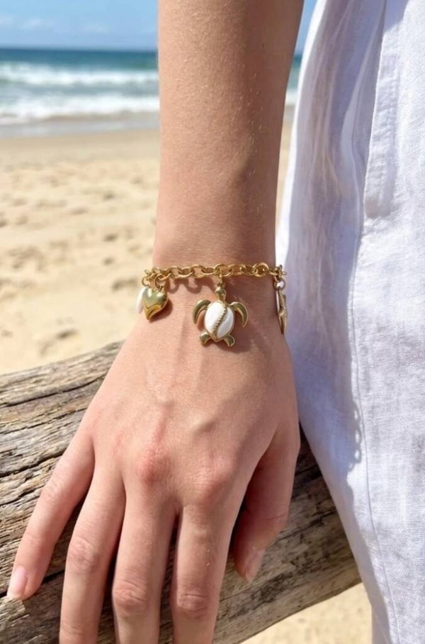 ✨️ Bracelet breloques tortue ✨️
