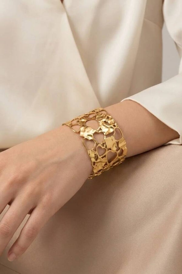 ✨️ Bracelet jonc cœur ✨️