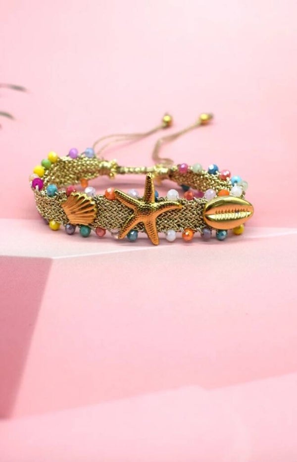 ✨️ Bracelet cordon breloques ✨️
