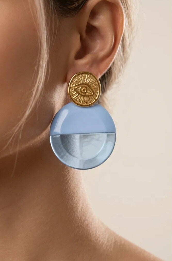 ✨️ Boucles d’oreilles Vintage resine ✨️