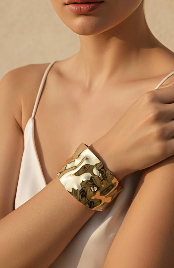 ✨️ Bracelet jonc martelé Charlotte✨️