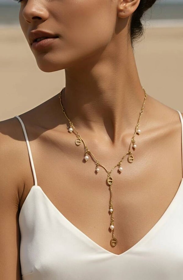 ✨️ Collier maille marine ondulé ✨️