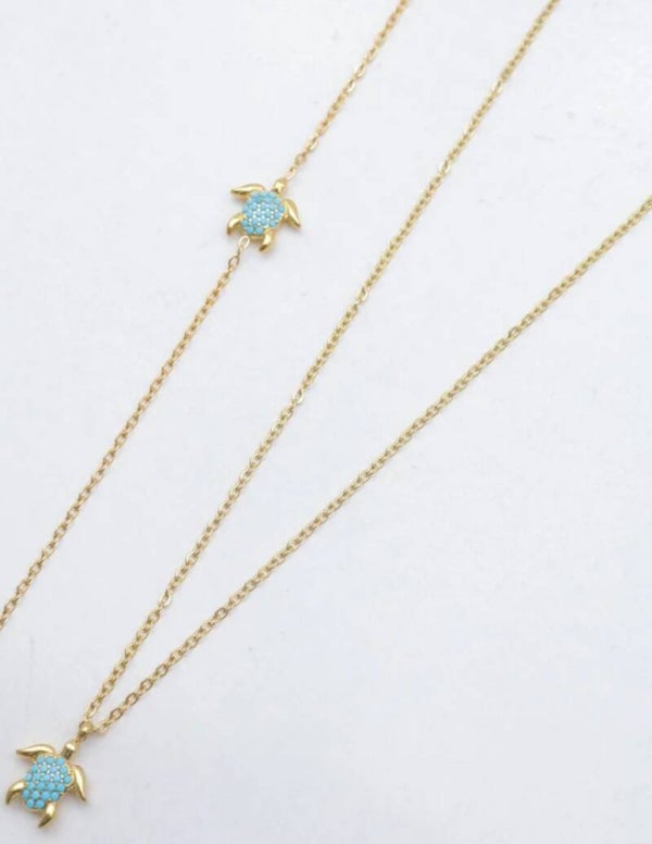 ✨️ Duo collier / Bracelet tortue ✨️