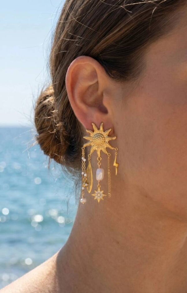 ✨️ Boucle d'oreille soleil✨️