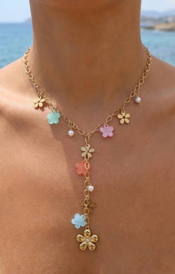 ✨️ Collier Y fleur ✨️