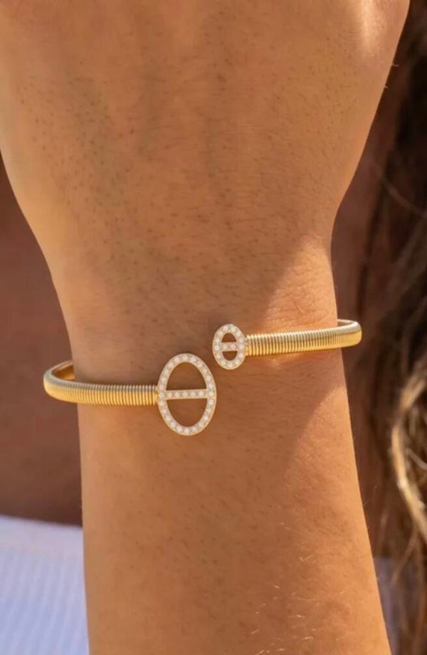 ✨️ Bracelets jonc maille marine ✨️