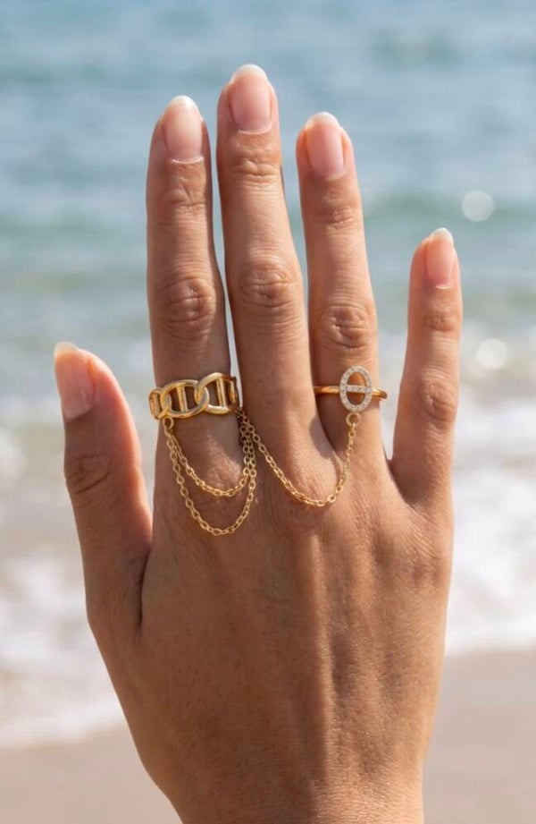 ✨ Bague Victoria – Dorée
